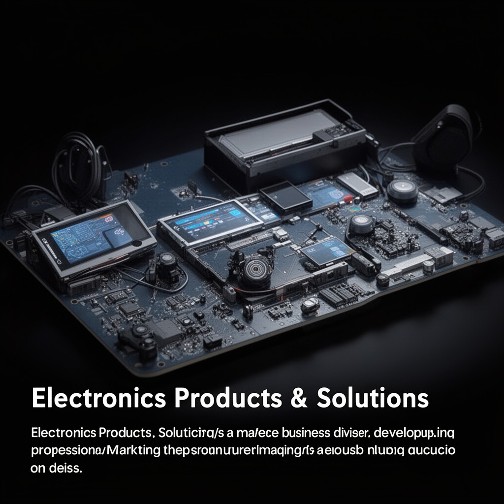 AI-generated illustration of Electronics Products & Solutions