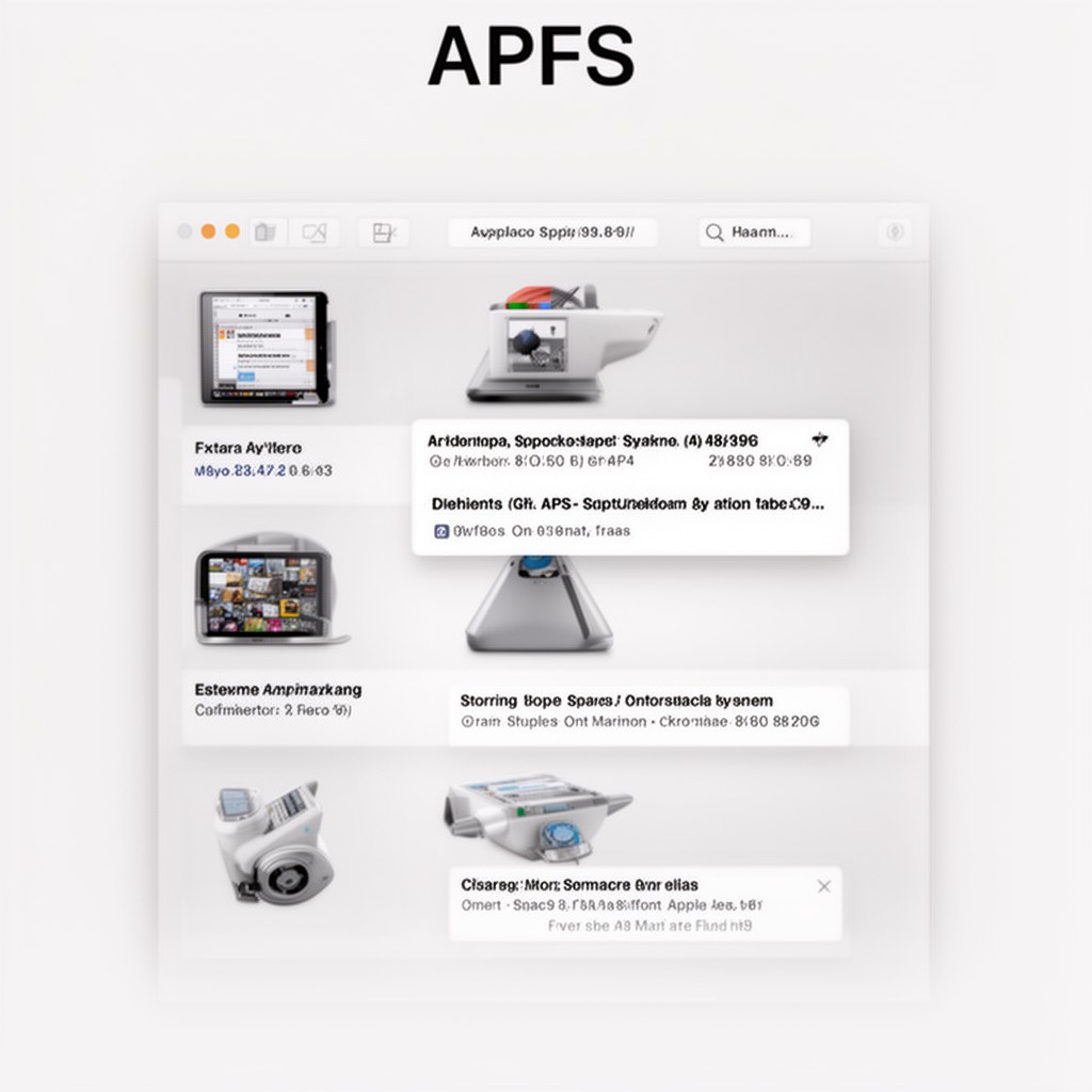 AI-generated illustration of APFS
