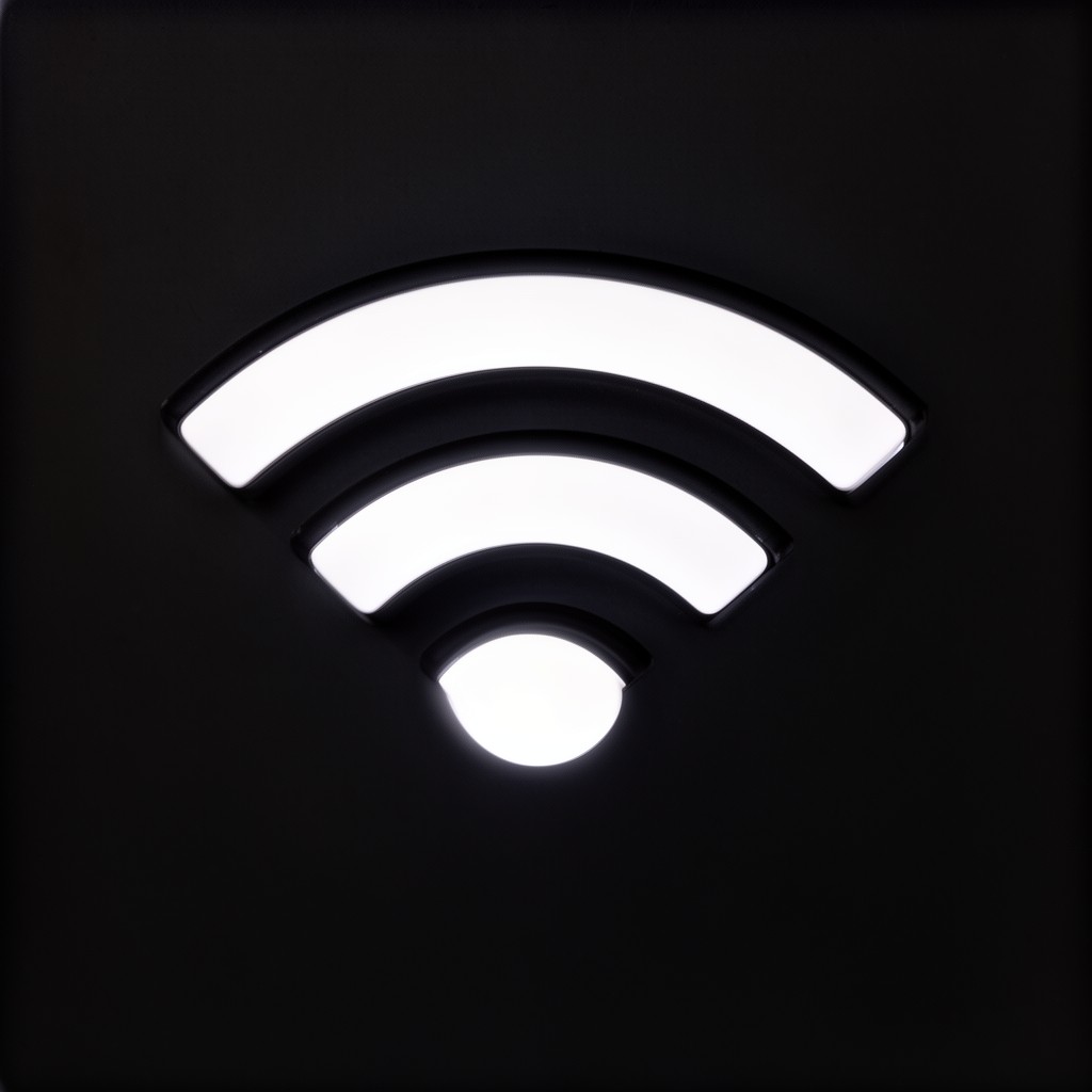 AI-generated illustration of Wi‑Fi