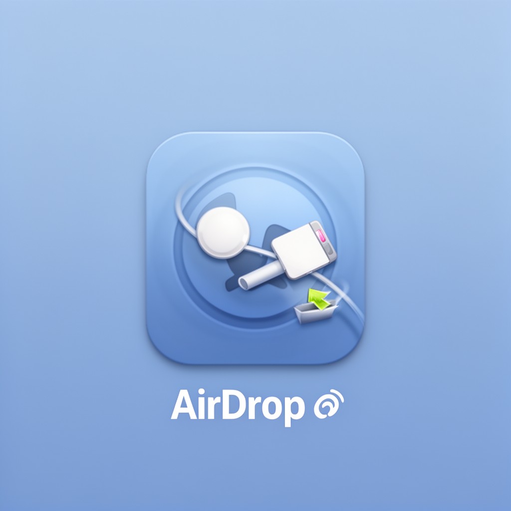 AI-generated illustration of AirDrop