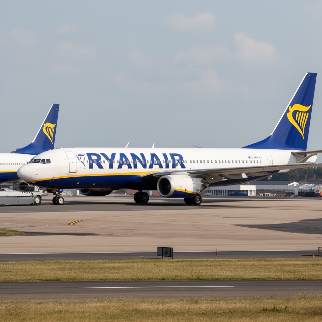 AI-generated illustration of Ryanair