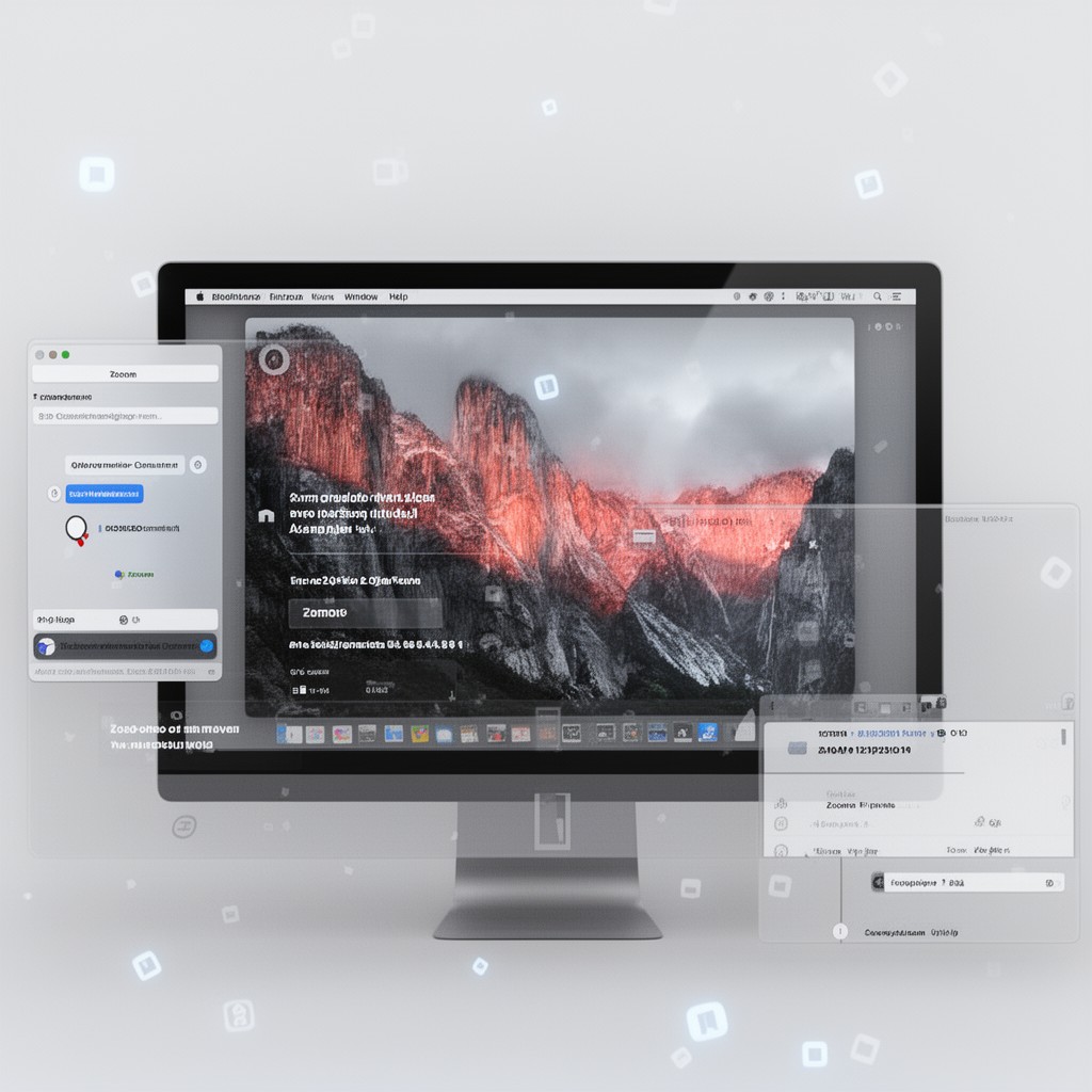 AI-generated illustration of Zoom