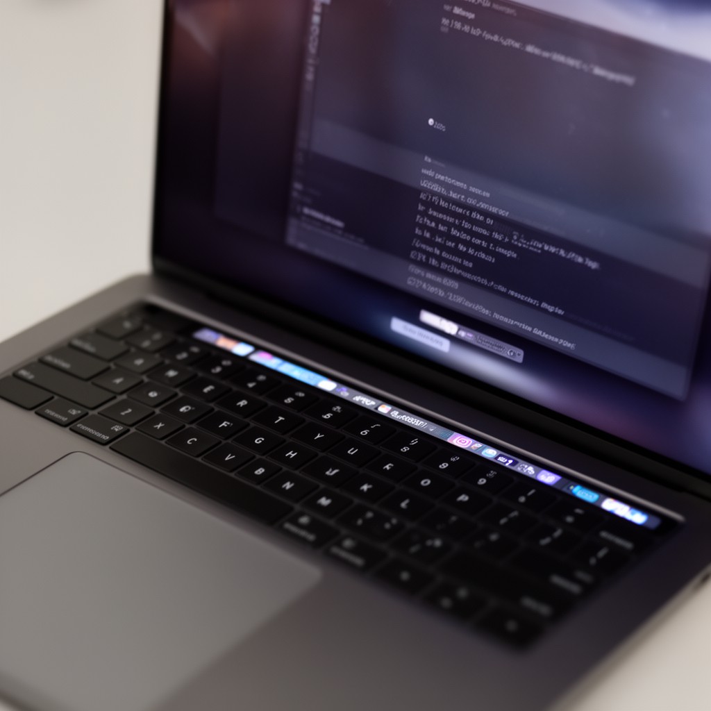 AI-generated illustration of Touch Bar