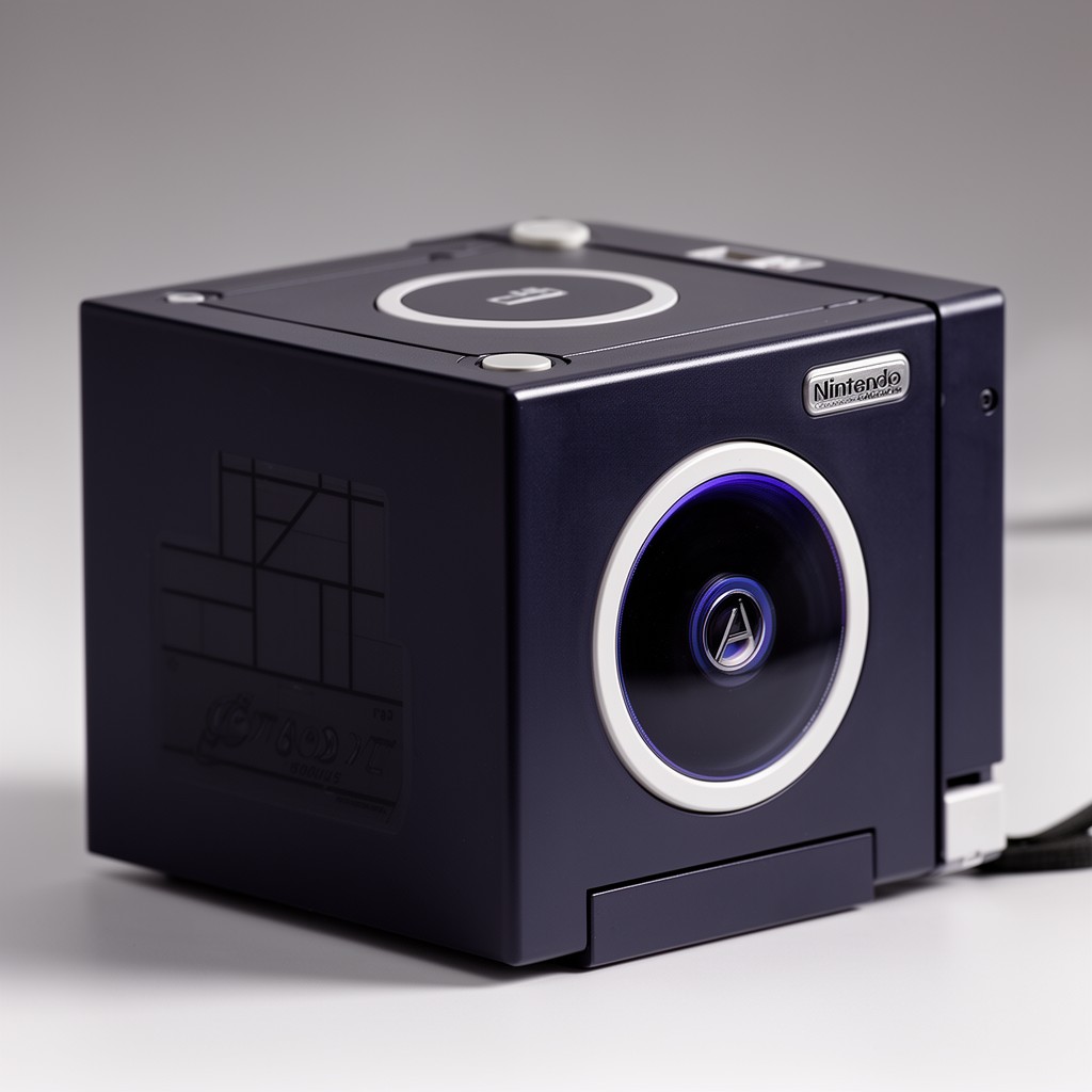 AI-generated illustration of Nintendo GameCube