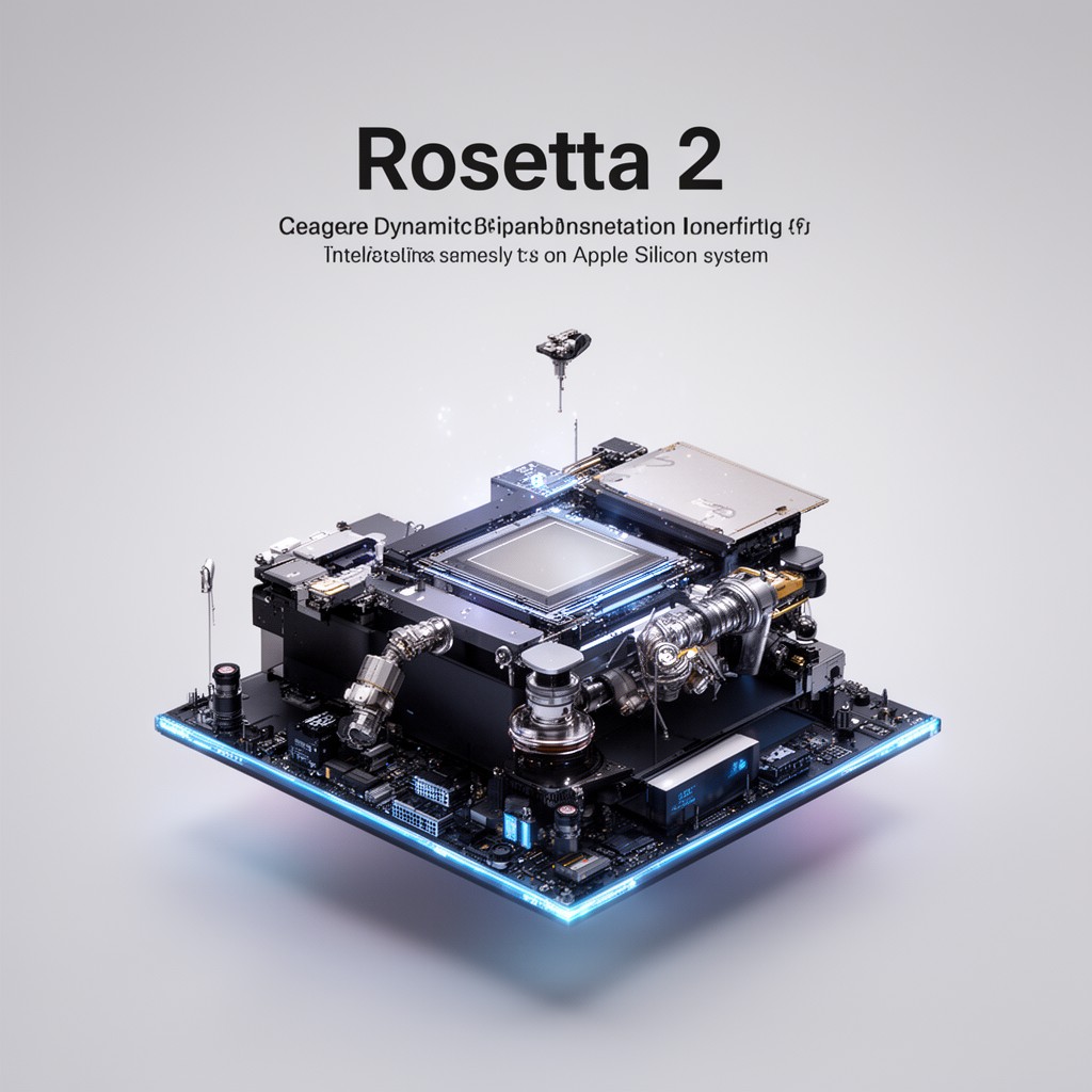 AI-generated illustration of Rosetta 2