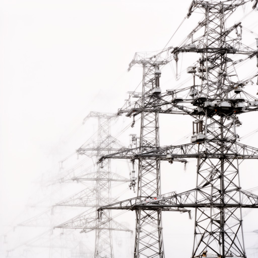 AI-generated illustration of IEC 60870‑5‑104