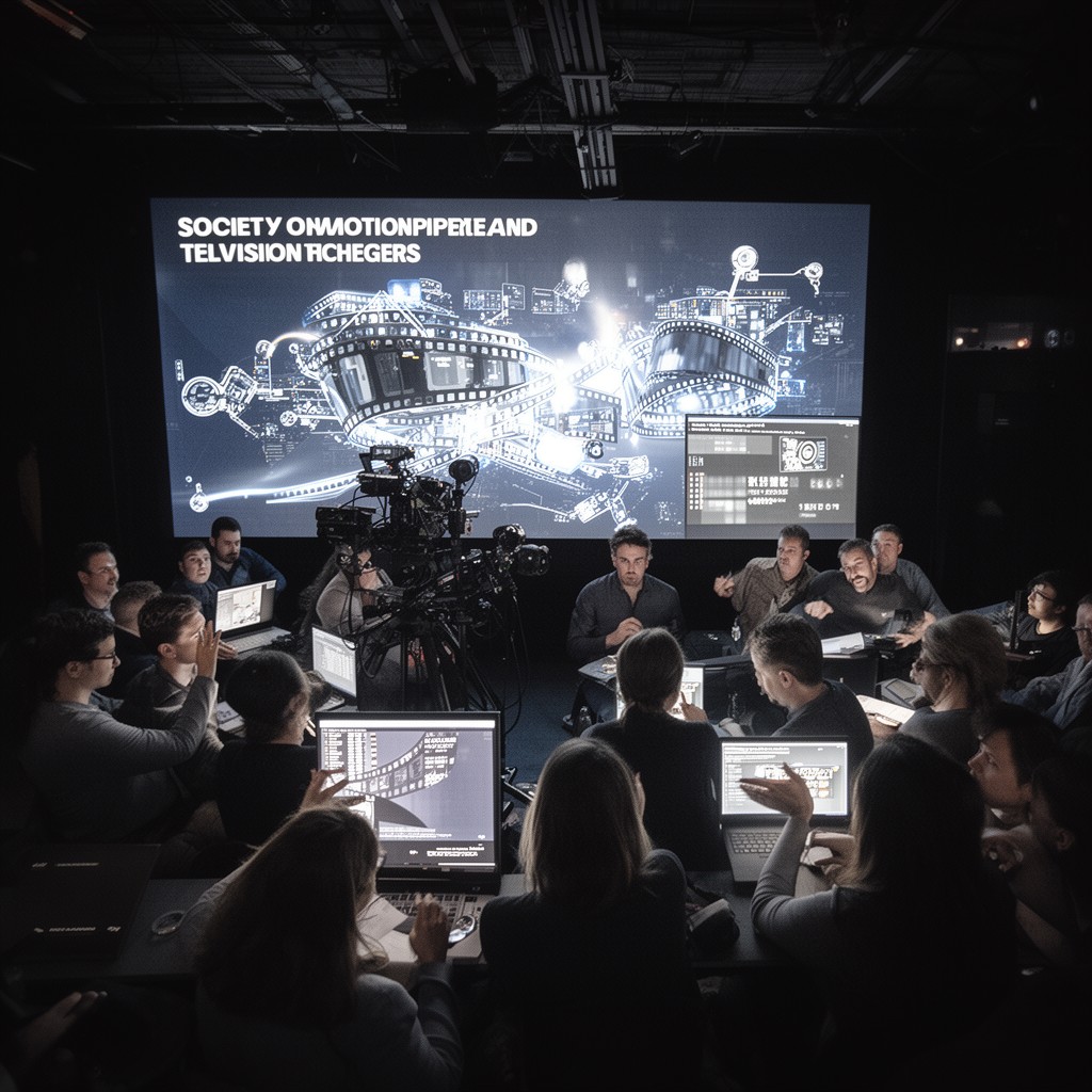 AI-generated illustration of Society of Motion Picture and Television Engineers