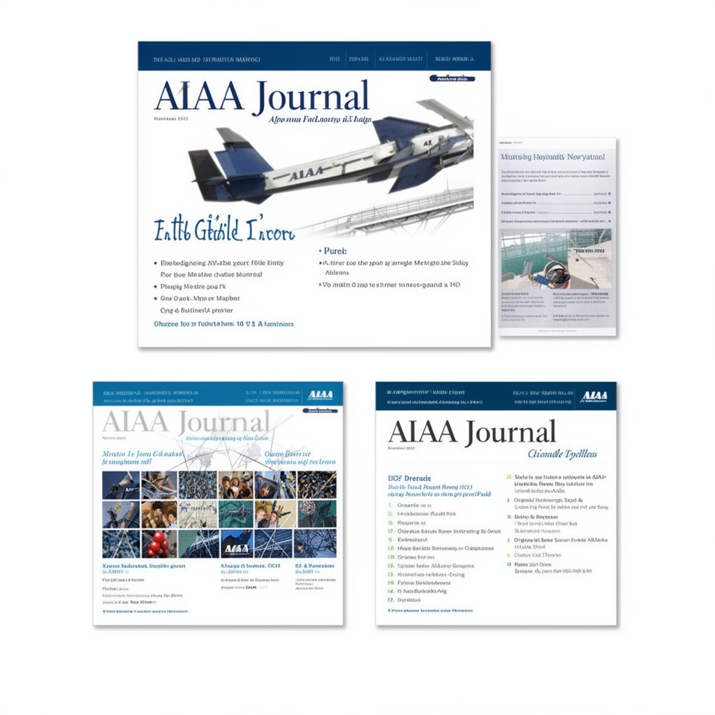 AI-generated illustration of AIAA Journal