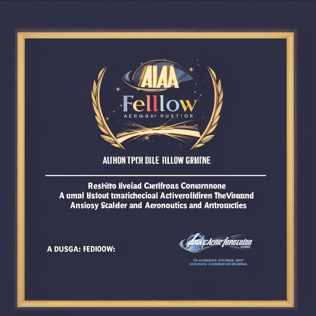 AI-generated illustration of AIAA Fellow grade