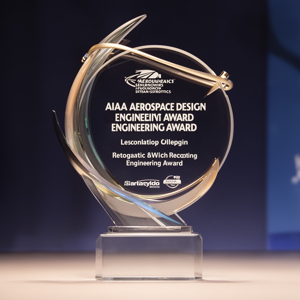 AI-generated illustration of AIAA Aerospace Design Engineering Award