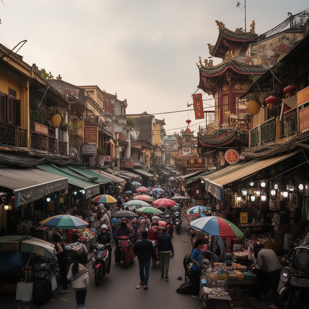 AI-generated illustration of Cholon
