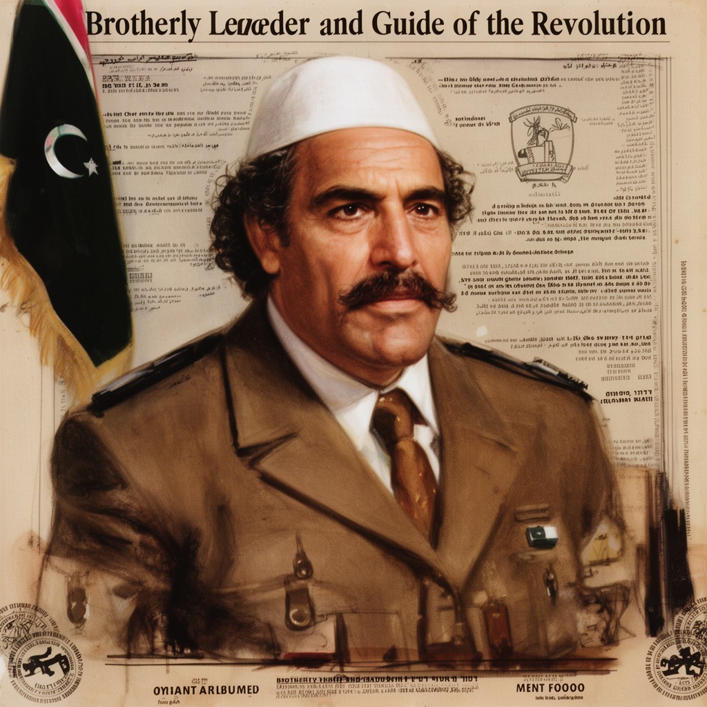 AI-generated illustration of Brotherly Leader and Guide of the Revolution