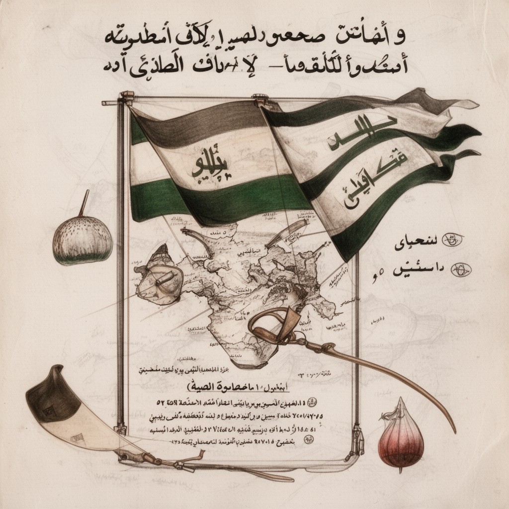 AI-generated illustration of Arab nationalism
