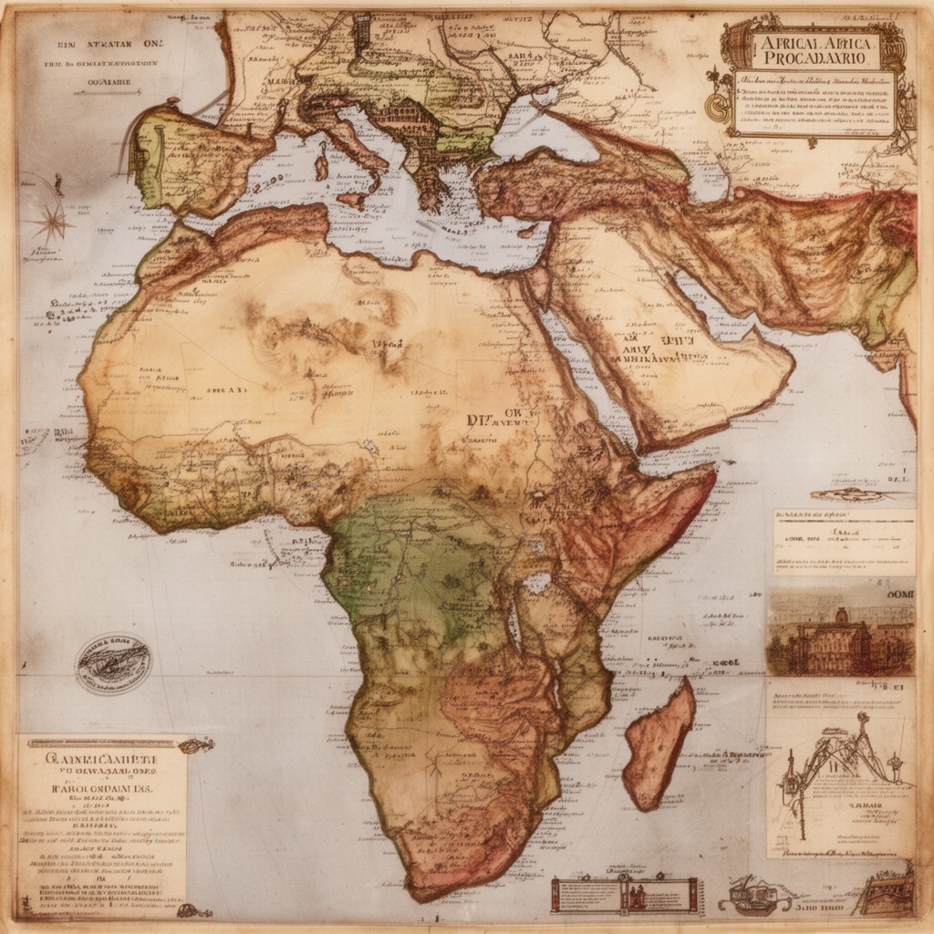 AI-generated illustration of Africa Proconsularis