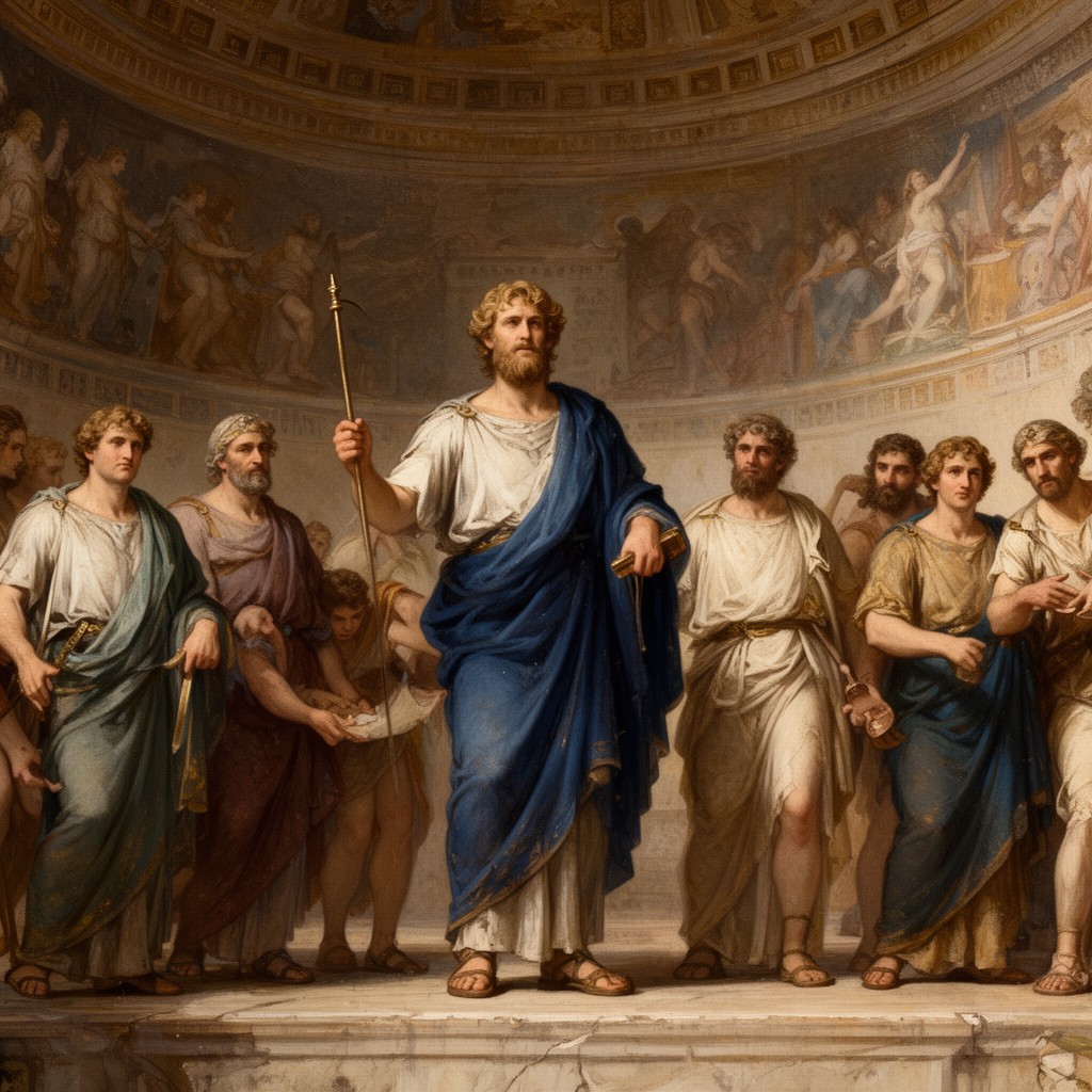 AI-generated illustration of Severan dynasty
