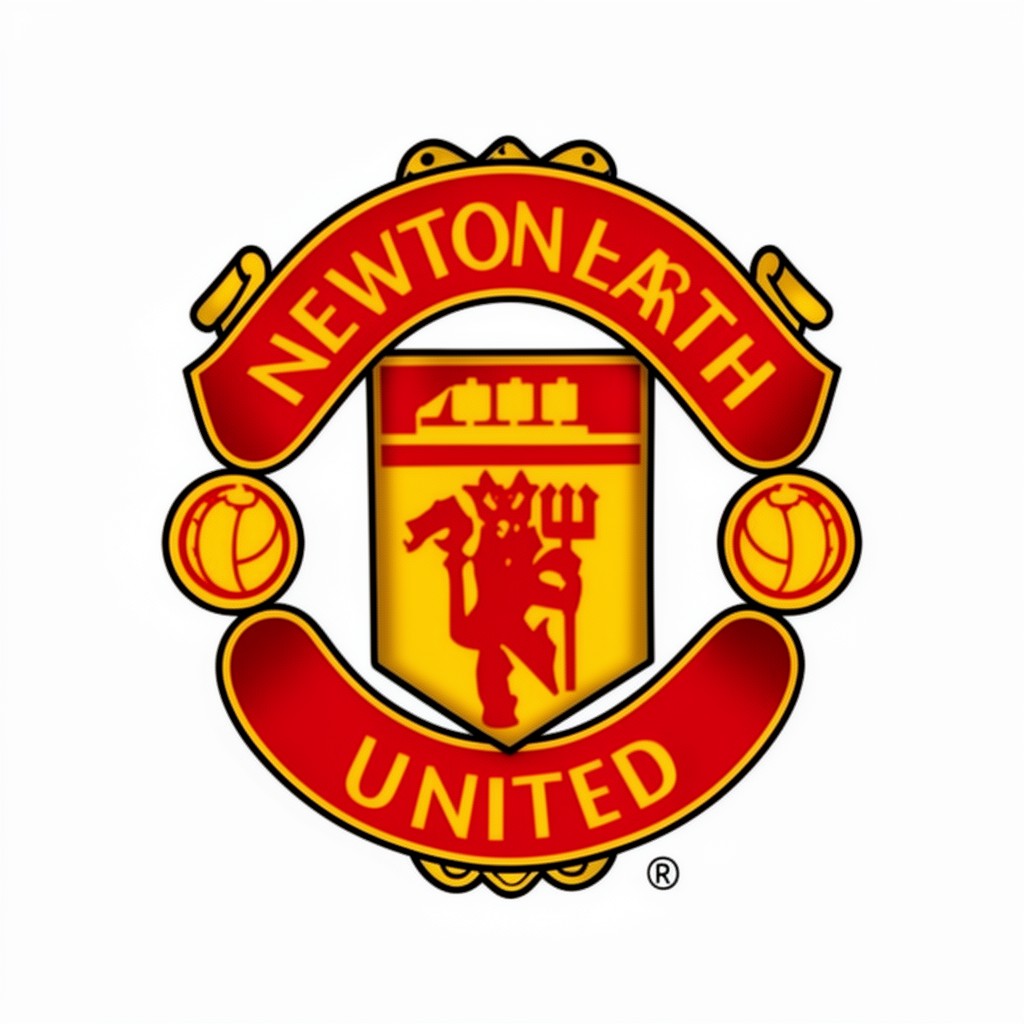 AI-generated illustration of Newton Heath LYR Football Club