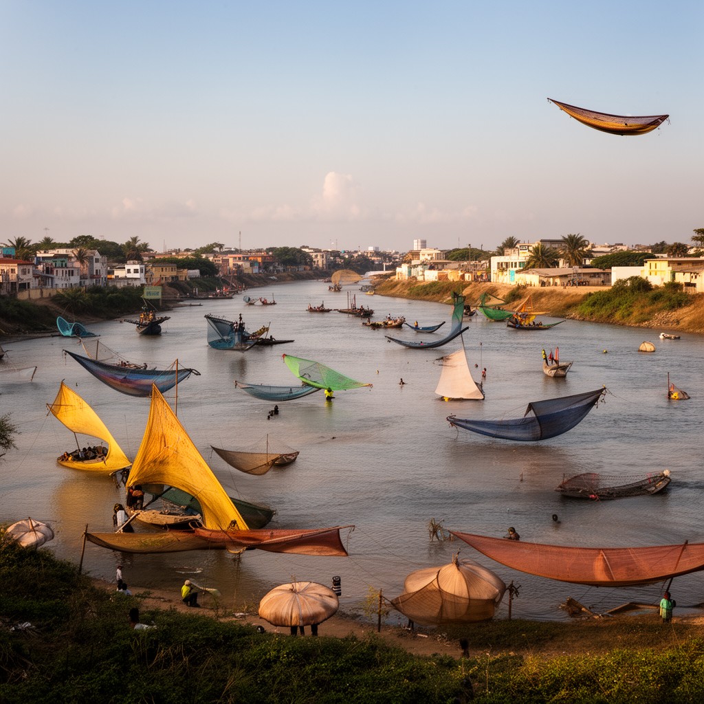 AI-generated illustration of The Gambia