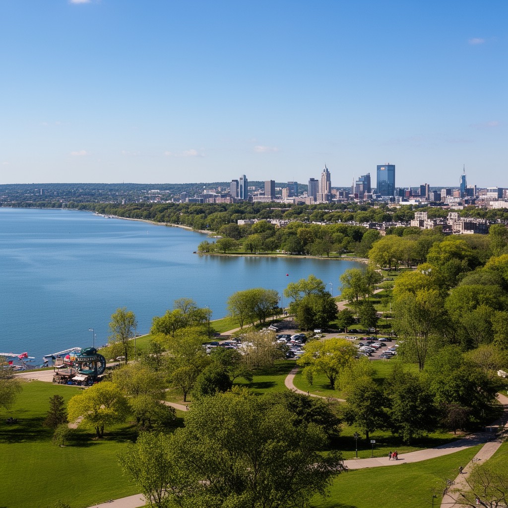 AI-generated illustration of Burlington, Ontario