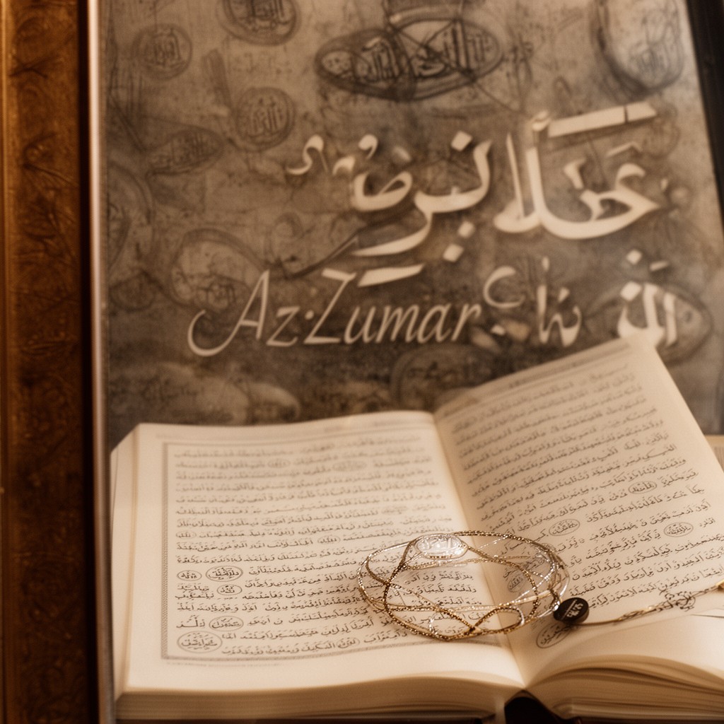 AI-generated illustration of Surah Az-Zumar