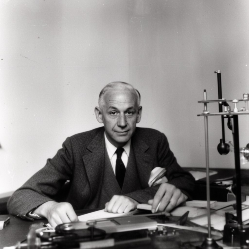 AI-generated illustration of Wallace Akers