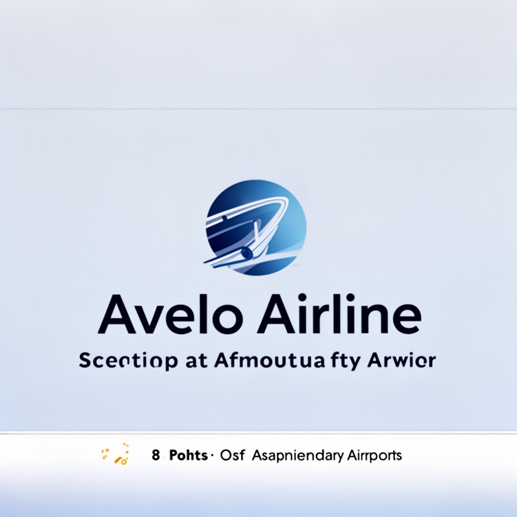 AI-generated illustration of Avelo Airlines