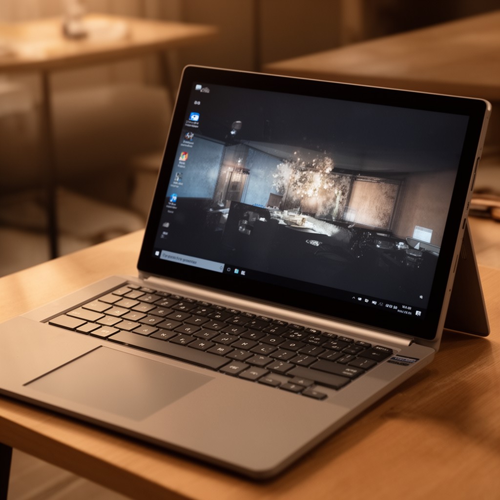 AI-generated illustration of Surface Book