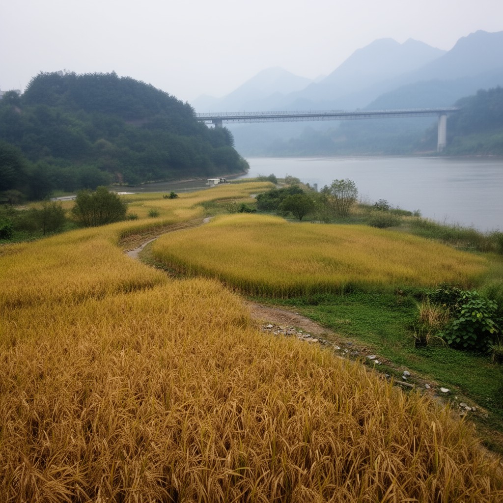 AI-generated illustration of Huanggang