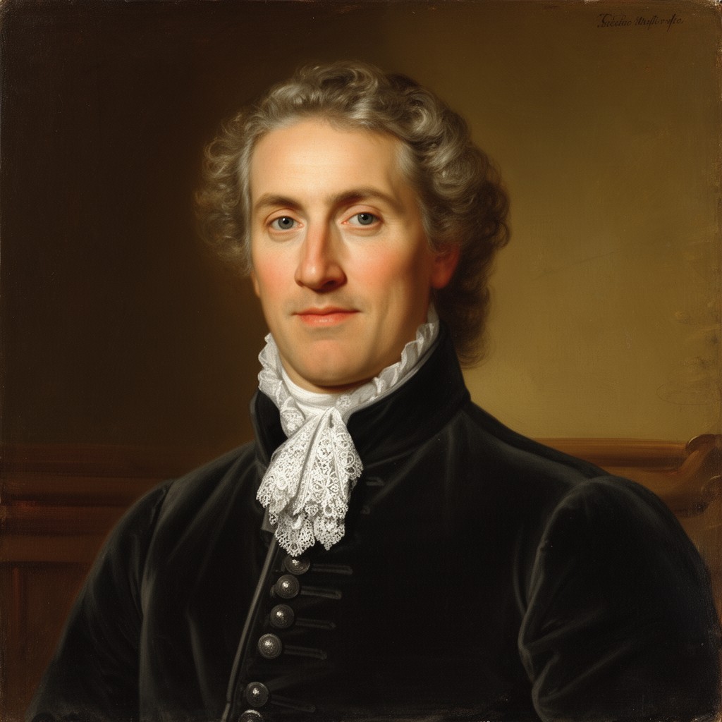 AI-generated illustration of Sir George Treby