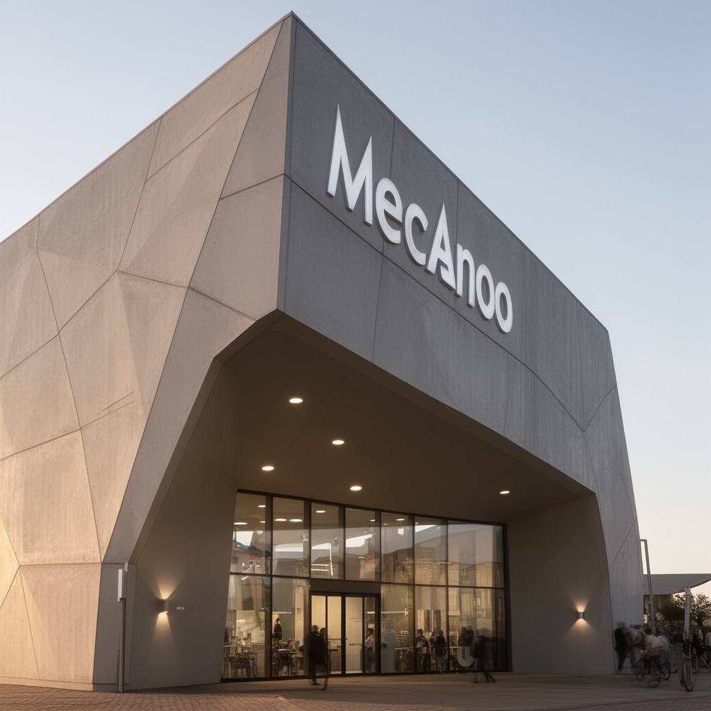 AI-generated illustration of Mecanoo