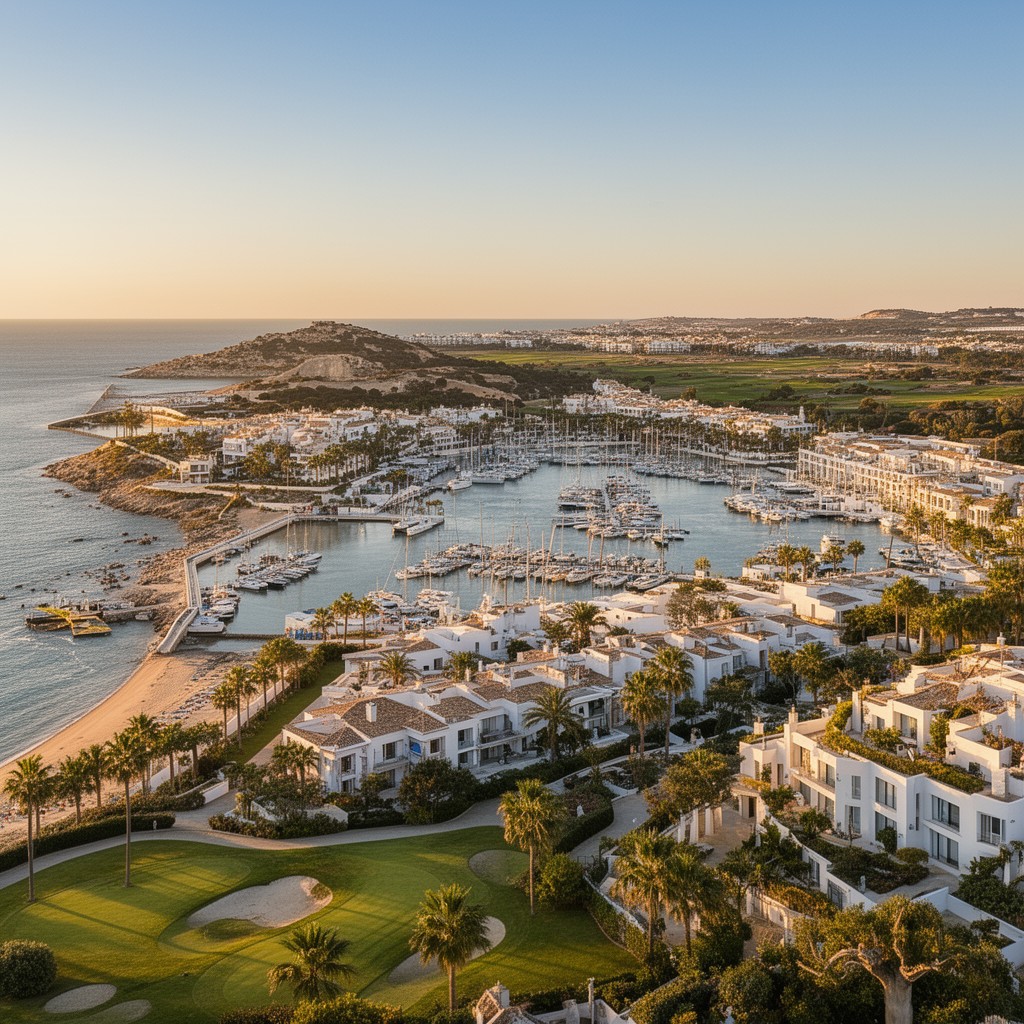 AI-generated illustration of Vilamoura