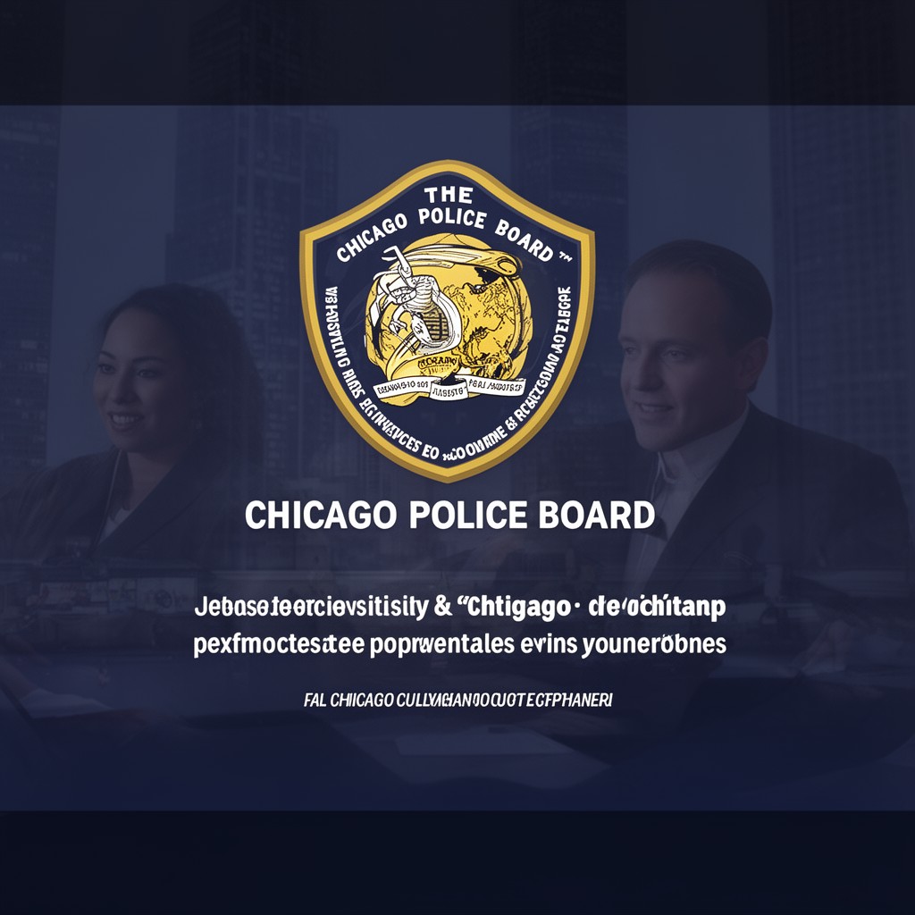 AI-generated illustration of Chicago Police Board