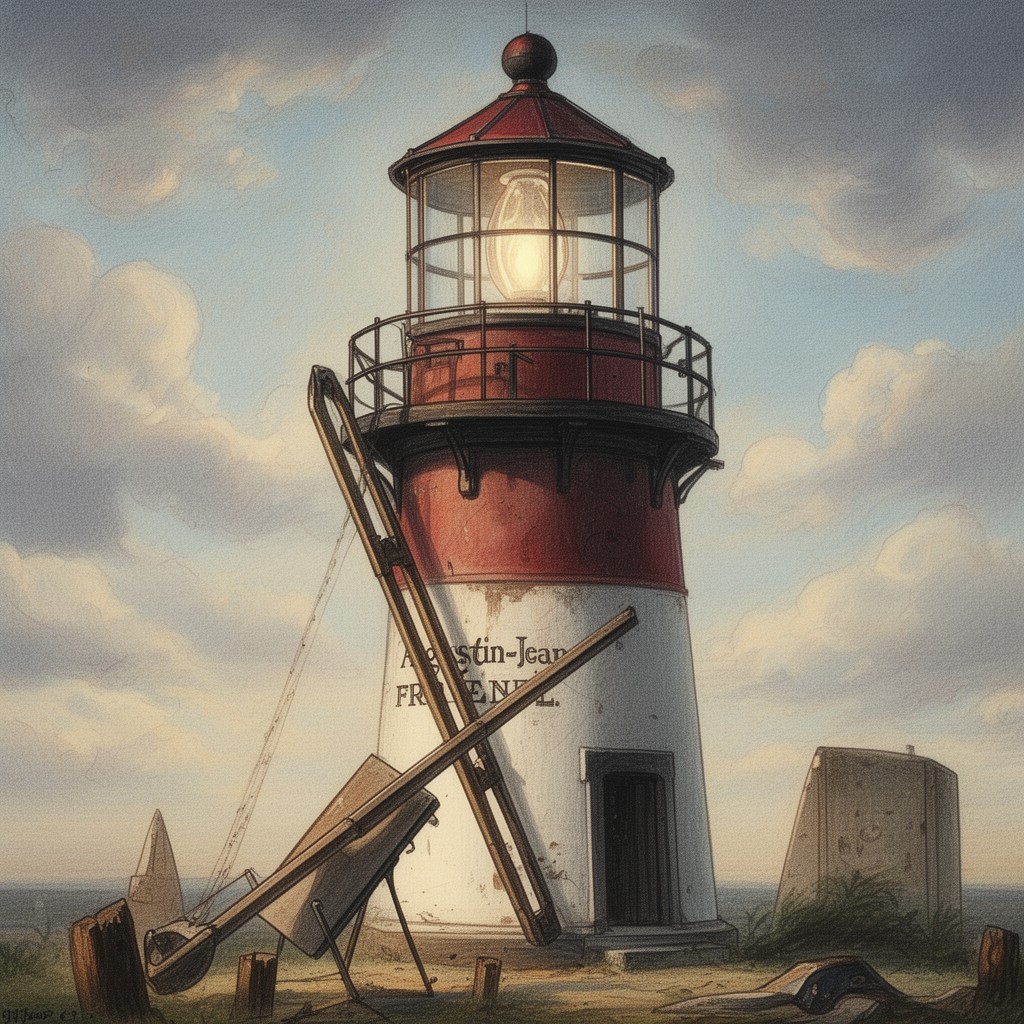 AI-generated illustration of Augustin-Jean