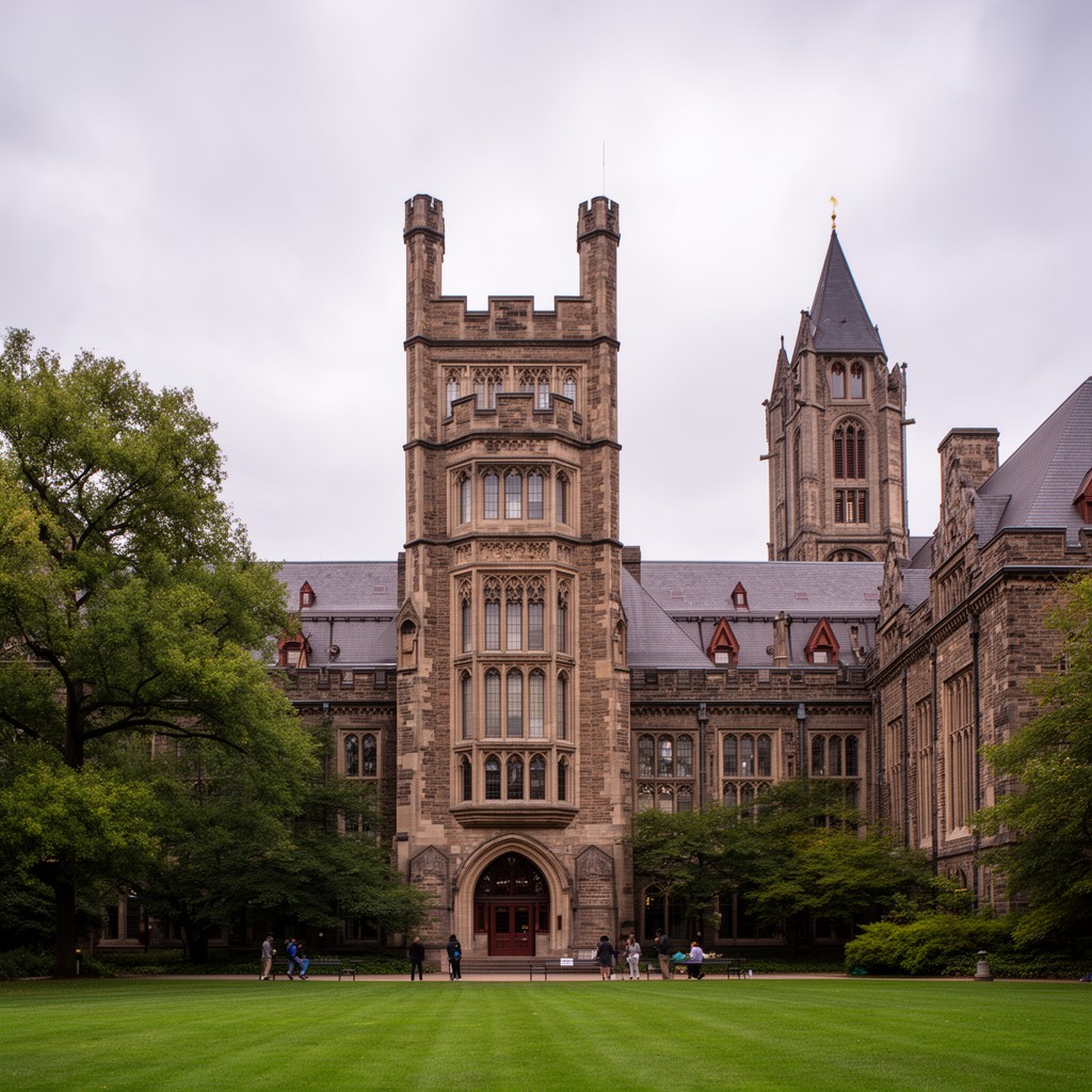 AI-generated illustration of Stimson Hall
