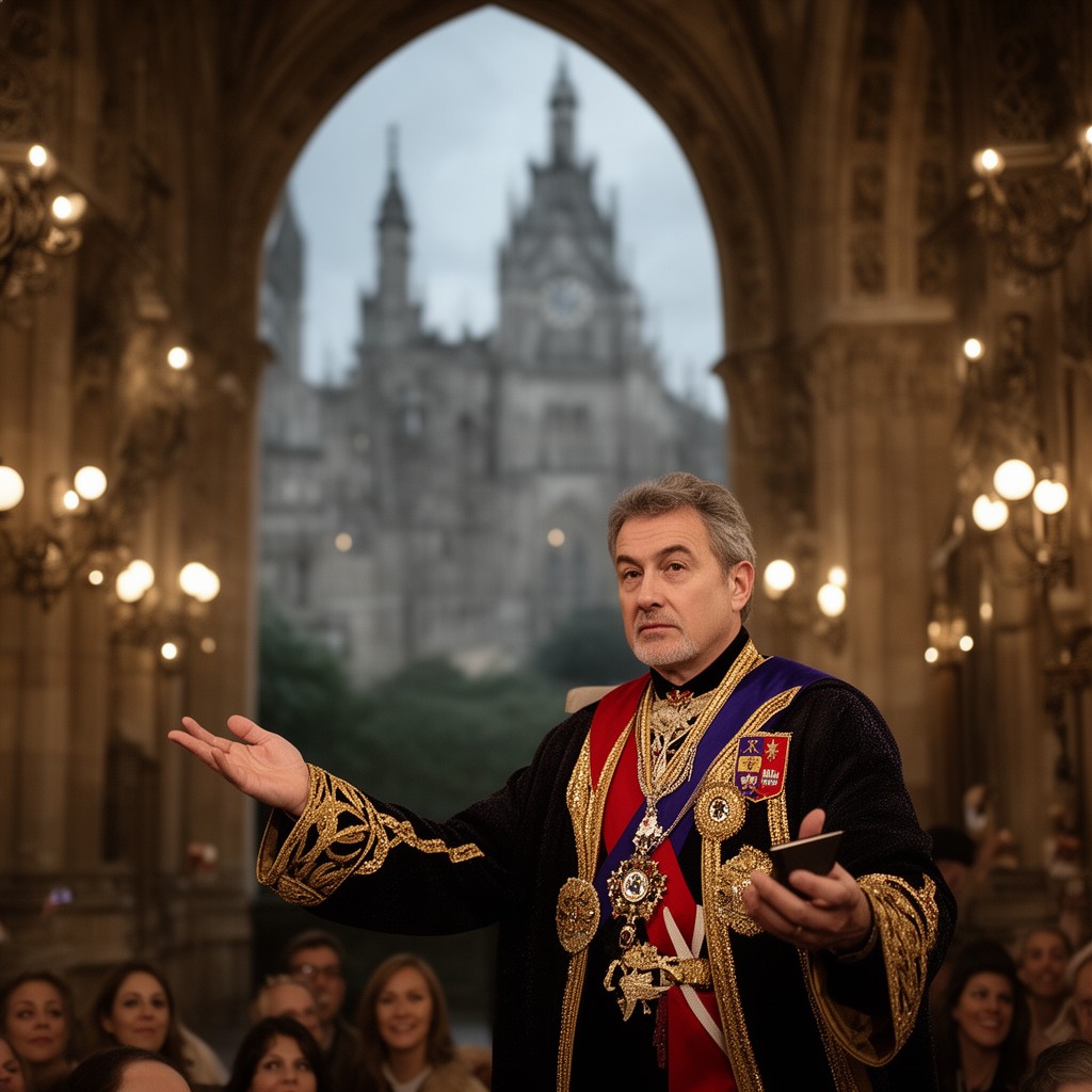 AI-generated illustration of Lord Mayor of Manchester