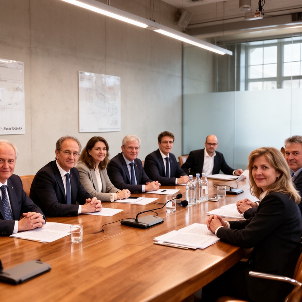 AI-generated illustration of Swiss Federal Council