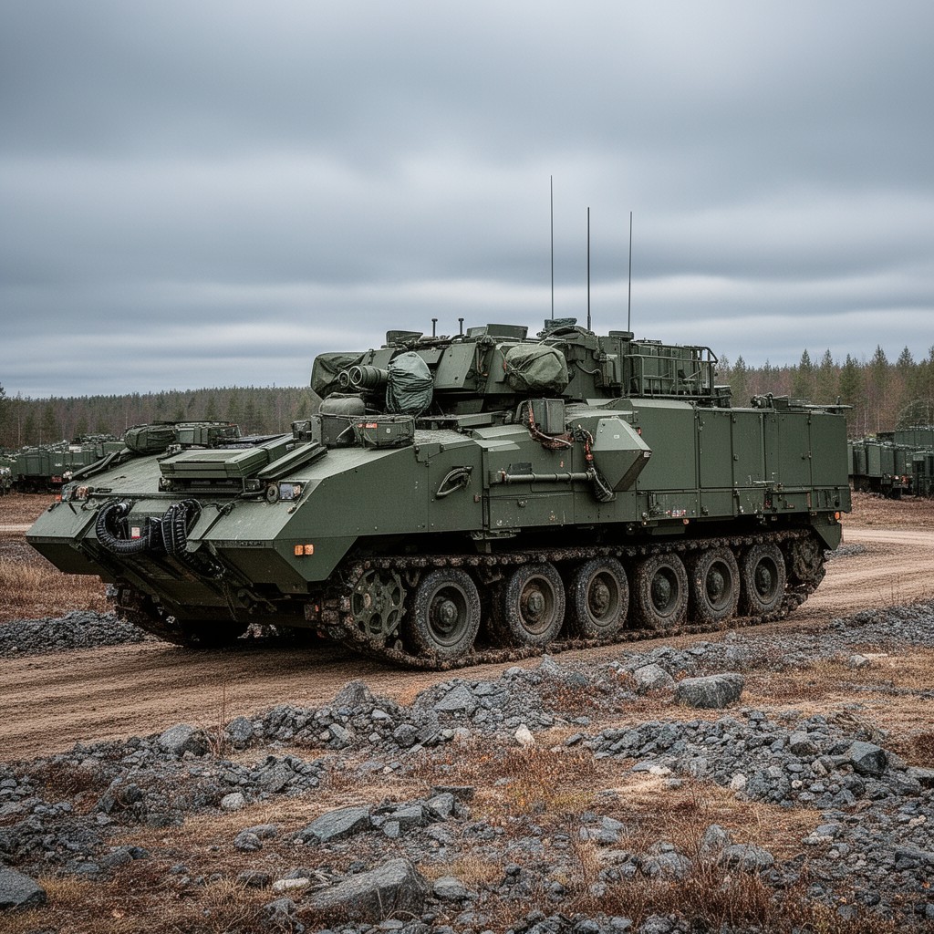 AI-generated illustration of Finnish Defence Forces Logistics Command