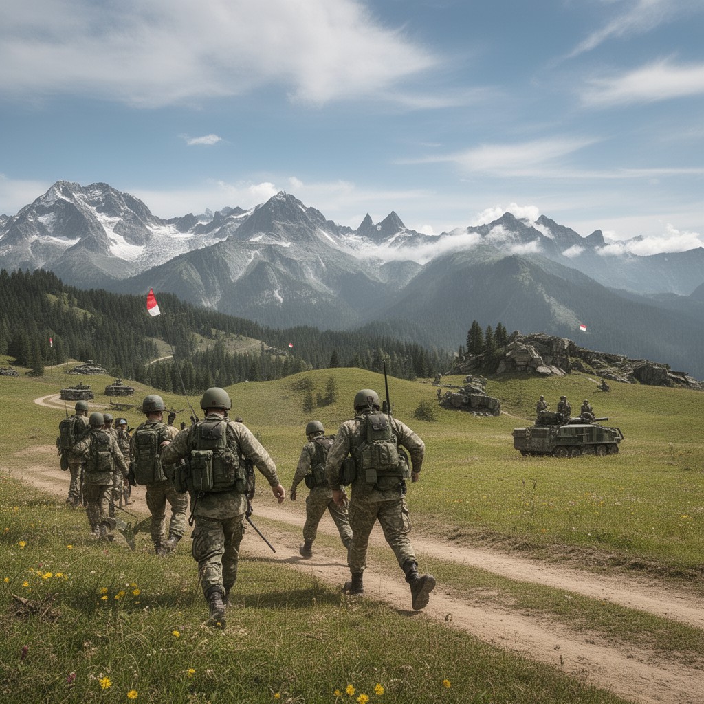AI-generated illustration of Austrian Army