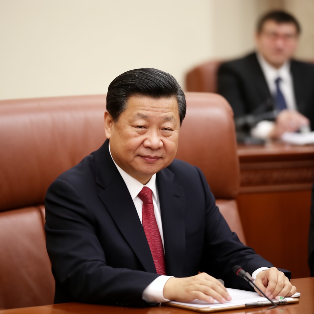 AI-generated illustration of Xi Jinping