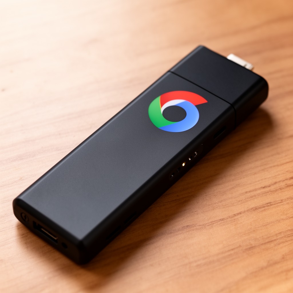 AI-generated illustration of Chromebit