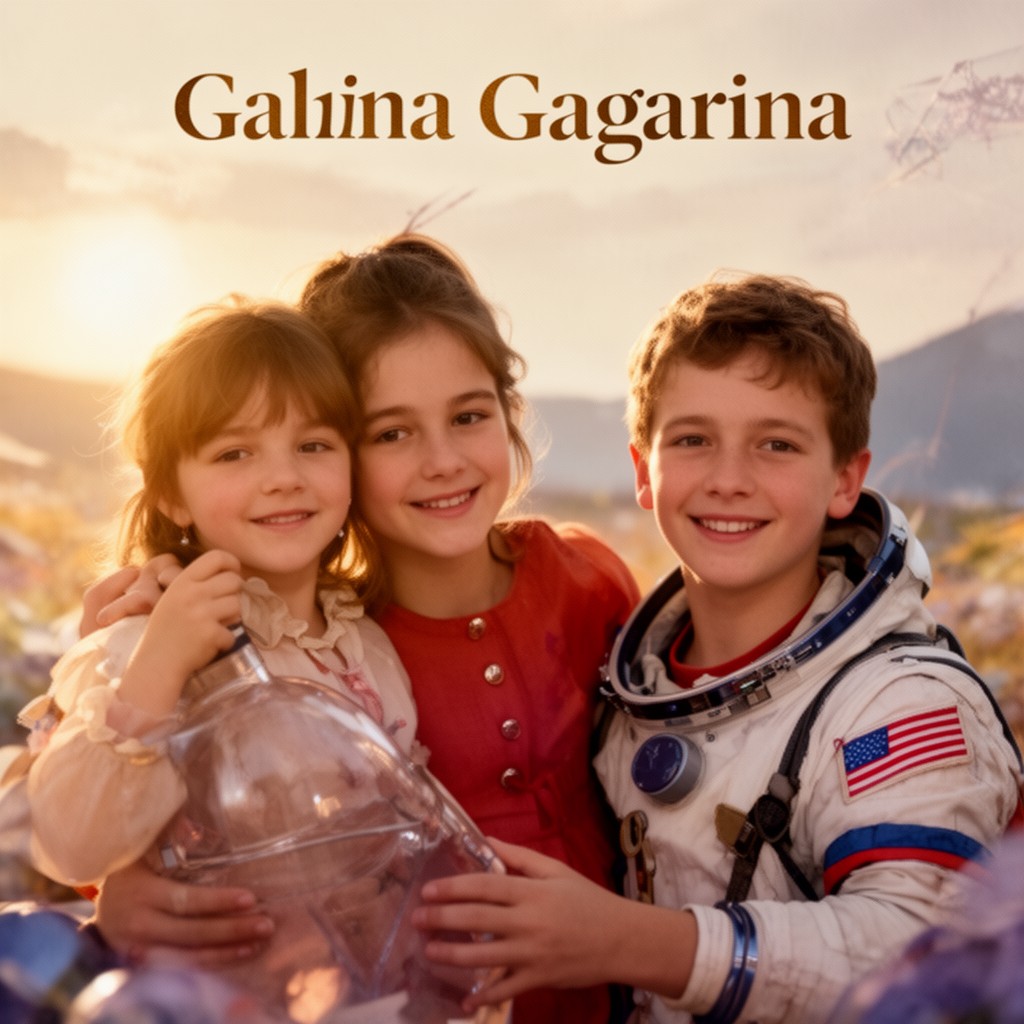 AI-generated illustration of Galina Gagarina