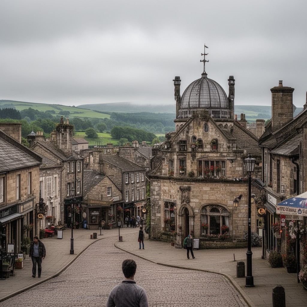 AI-generated illustration of Kirriemuir