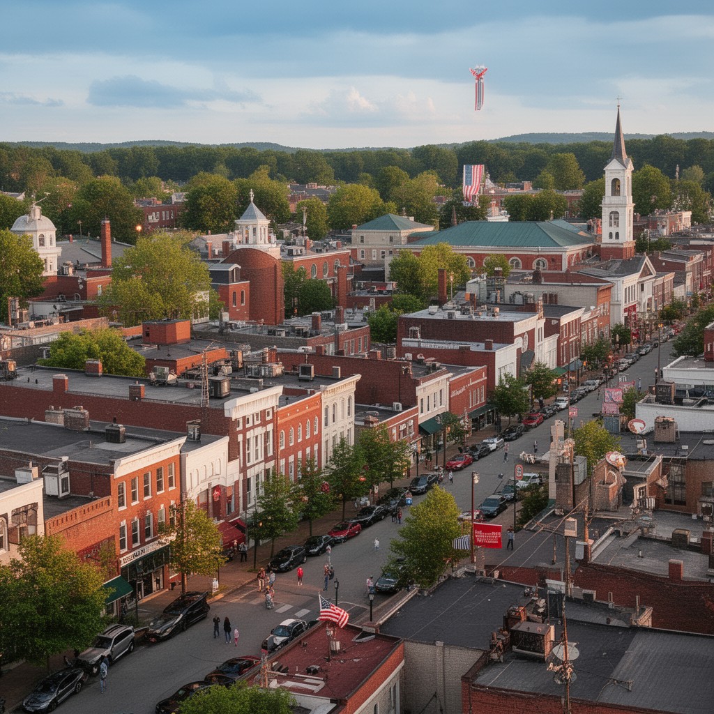 AI-generated illustration of Frederick, Maryland