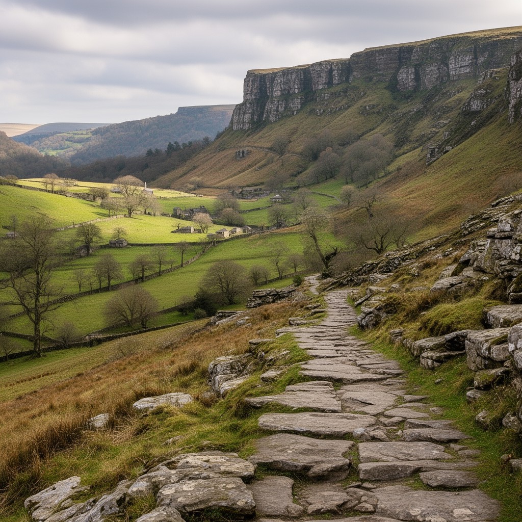AI-generated illustration of Limestone Way