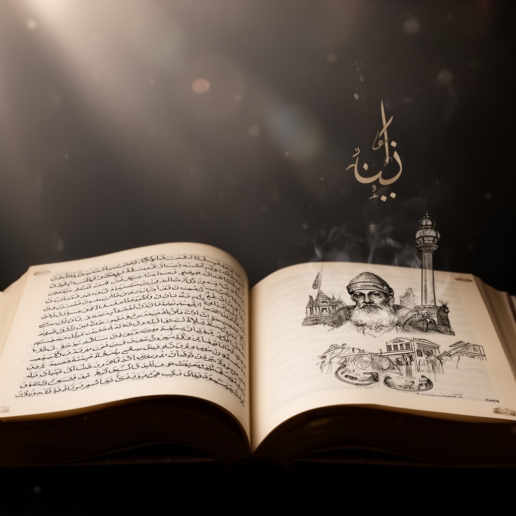 AI-generated illustration of Surah Ghafir