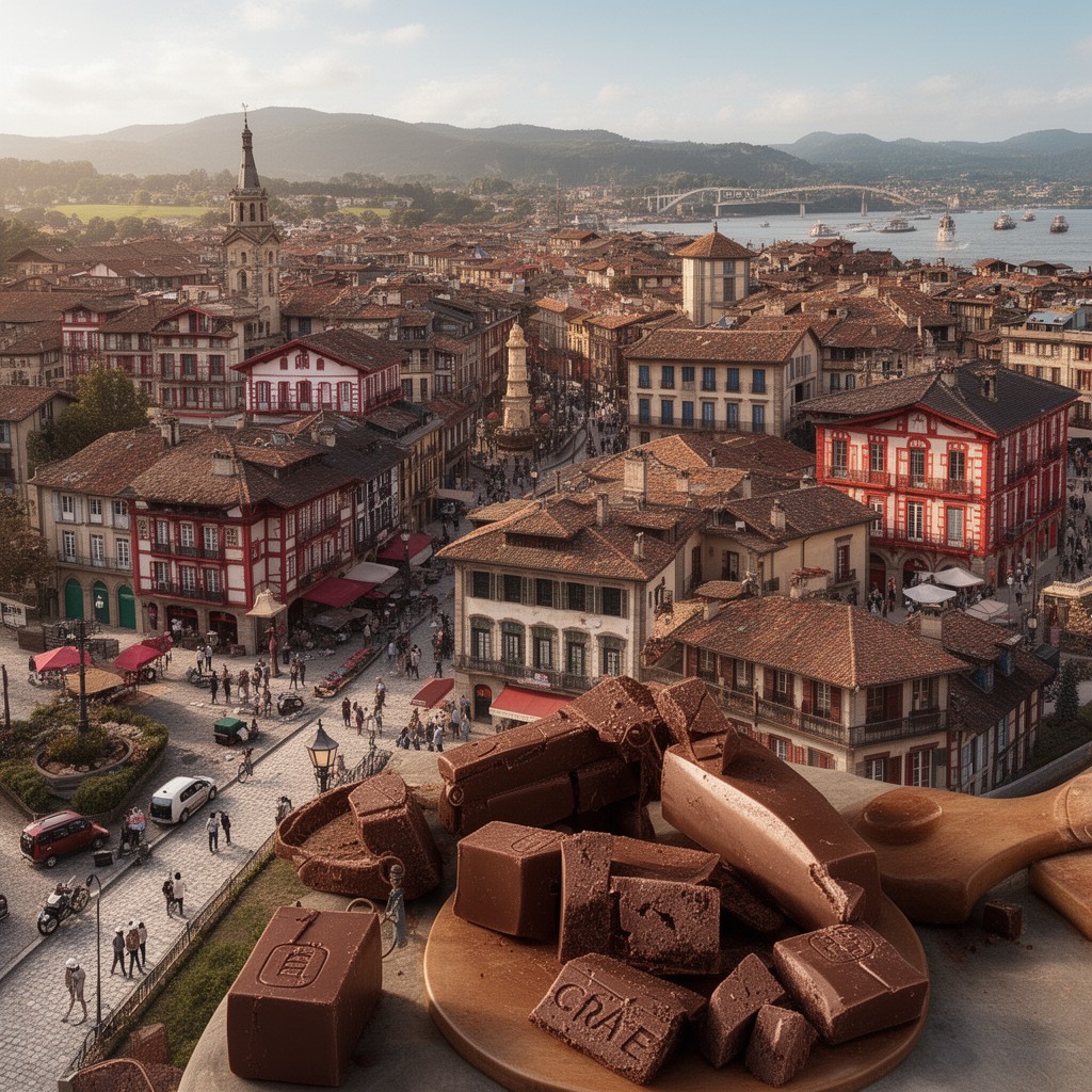 AI-generated illustration of Bayonne