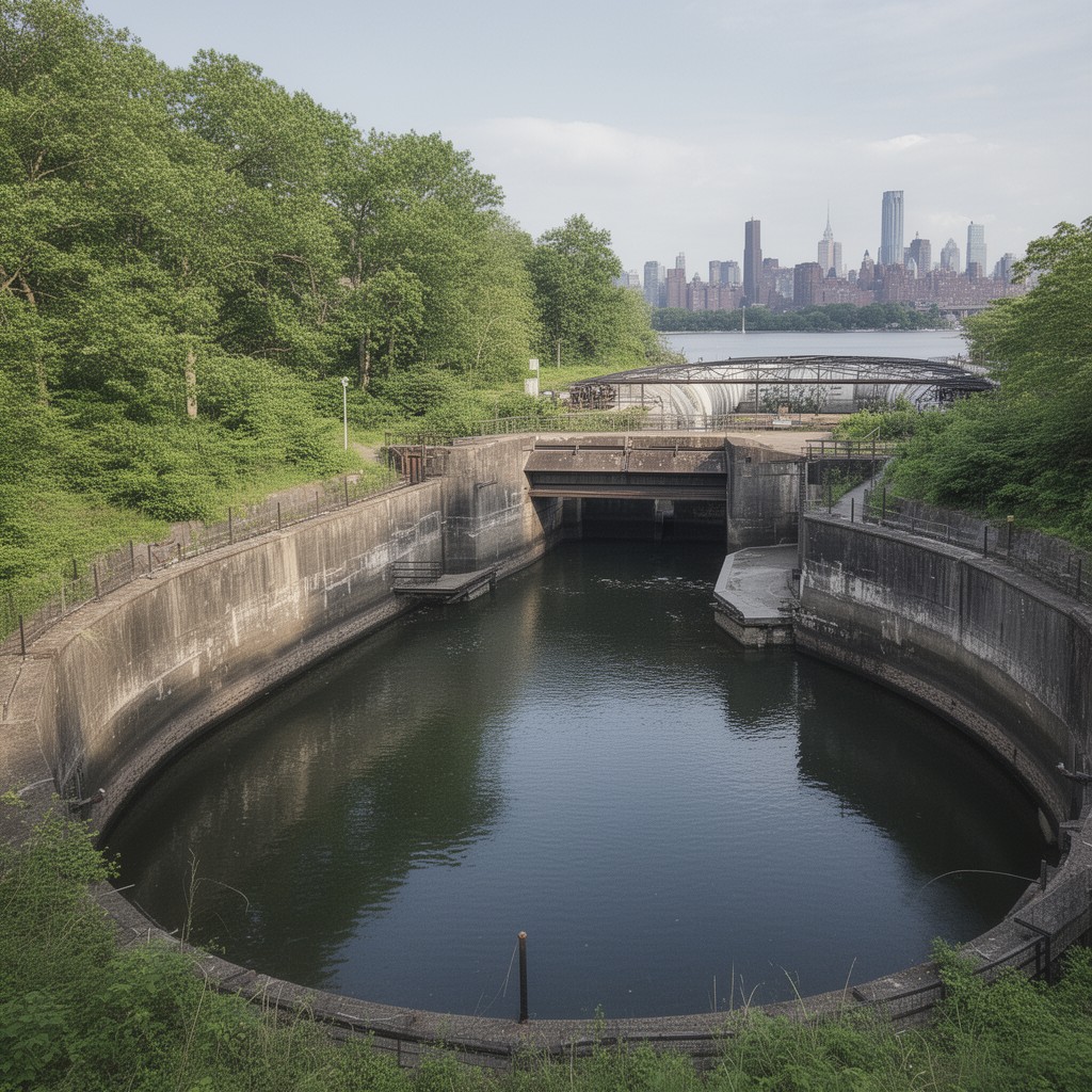 AI-generated illustration of Diverting Reservoir