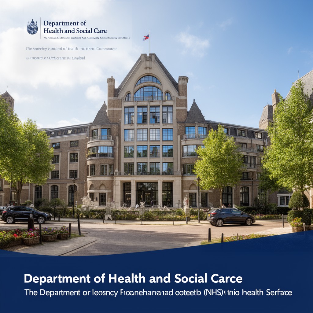AI-generated illustration of Department of Health and Social Care