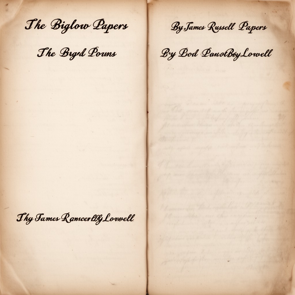 AI-generated illustration of The Biglow Papers