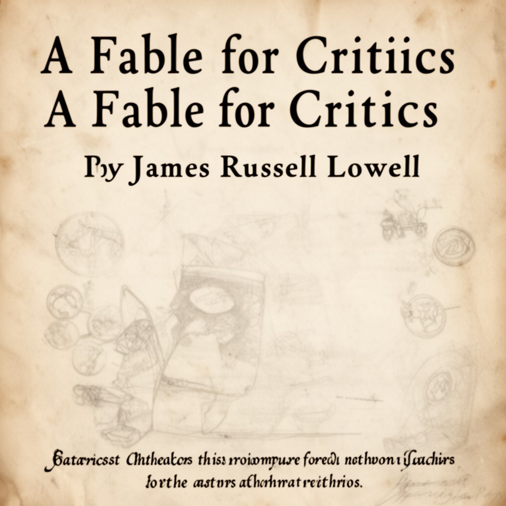 AI-generated illustration of A Fable for Critics