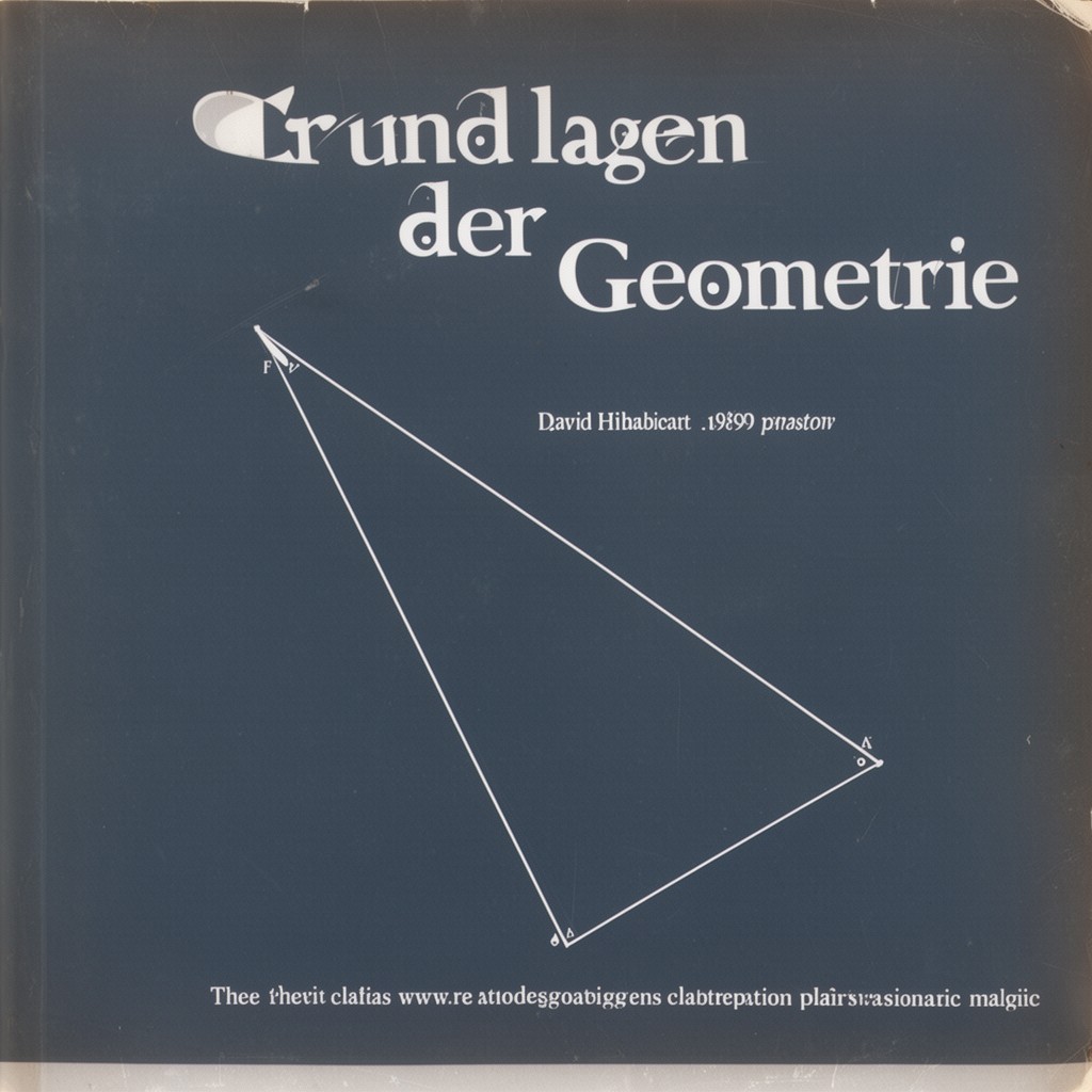 AI-generated illustration of Grundlagen der Geometrie